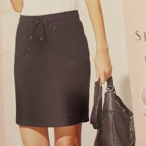 SERRA MINI SKIRT ORGANIC COTTON SKIRT SIZE XL COLOR: BLACK.